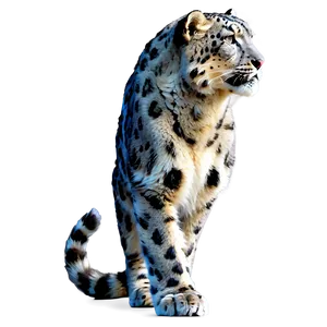 Snow Leopard Side Profile Png Pbj62 PNG Image