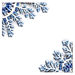 Snow Pattern Border Png Rxn PNG Image