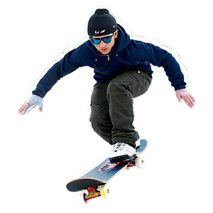 Snow Skateboarding PNG 19 PNG