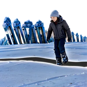 Snow Walk Png Hhk PNG Image