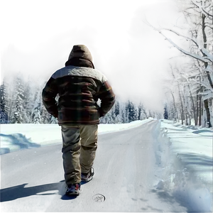 Snow Walk Png Yyd25 PNG Image