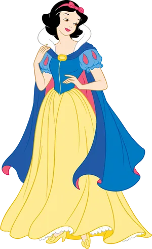 Snow White Classic Pose PNG Image