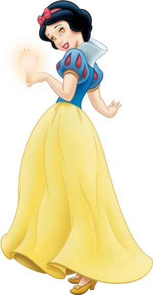 Snow White Classic Pose PNG Image