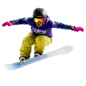 Snowboarder Racing PNG 06232024 PNG