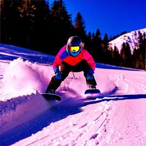 Snowboarder Racing PNG Pjm69 PNG