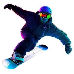 Snowboarder Silhouette Png Hwg PNG Image