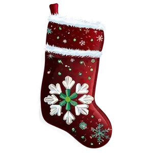 Snowflake Stocking Png 06132024 PNG Image