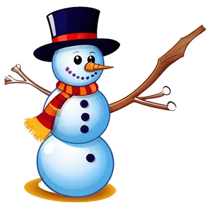 Snowman Cartoon Png 06292024 PNG Image