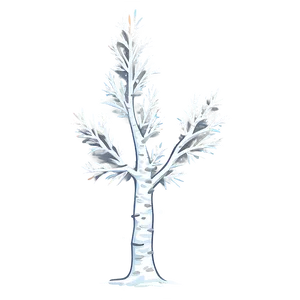 Snowy Aspen Tree Png 36 PNG Image