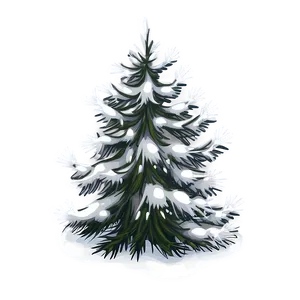 Snowy Evergreen Tree Png 58 PNG Image