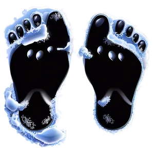 Snowy Footprints Png 05252024 PNG Image