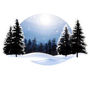 Snowy Landscape Transparent Png 22 PNG Image