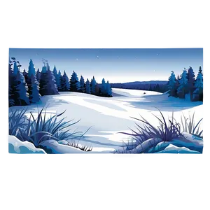 Snowy Landscape Transparent Png Fyt PNG Image