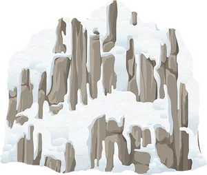 Snowy_ Mountain_ Clipart_ Illustration PNG Image