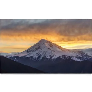 Snowy Mountain Sunrise Png 50 PNG Image