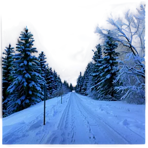 Snowy Path Png 06202024 PNG Image