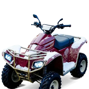 Snowy Terrain Quad Bike Png Fqt39 PNG Image