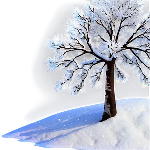 Snowy Tree Png Poy43 PNG Image