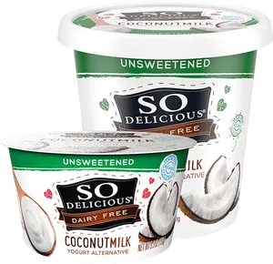 So Delicious Coconut Milk Yogurt Alternative PNG Image