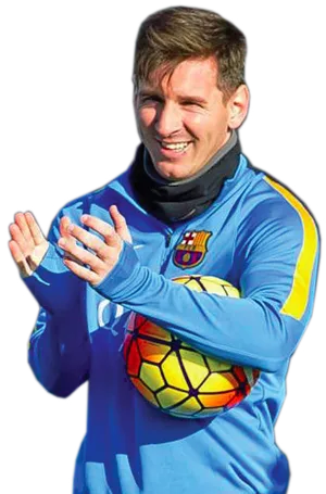 Soccer_ Player_ Clapping_ Training_ Session PNG Image