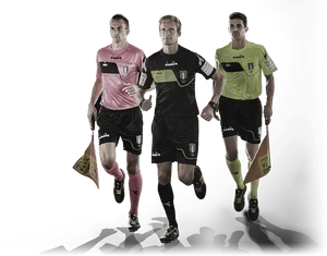 Soccer Referees Readyfor Match PNG Image