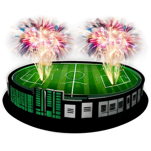 Soccer Stadium Fireworks Celebration Png 66 PNG Image