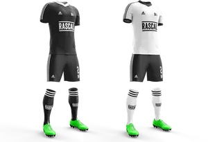 Soccer Uniform Mockup Display PNG Image