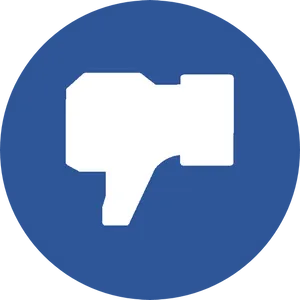 Social Media Dislike Icon PNG Image