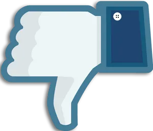 Social Media Dislike Icon PNG Image