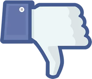 Social Media Dislike Thumb Down PNG Image