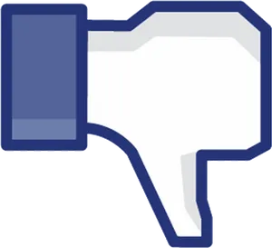 Social Media Dislike Thumb Down PNG Image