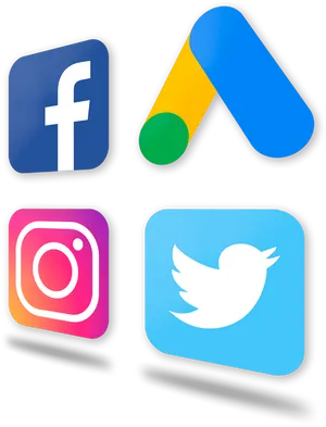 Social Media Icons Collection PNG Image