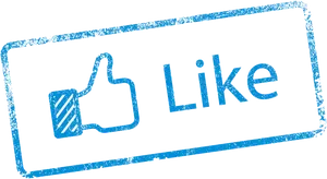 Social Media Like Stamp PNG Image