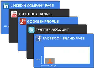 Social Media Profile Dimensions PNG Image