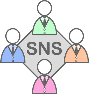 Social Network Connection Icon PNG Image