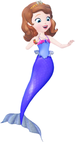 Sofia The First Mermaid Transformation PNG Image