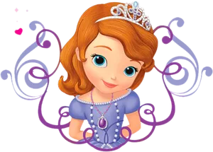 Sofia The First Princess Portrait PNG Image