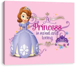 Sofia The First Sweetand Loving Princess PNG Image