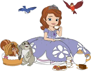 Sofia The First Tea Party PNG Image