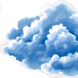 Soft Blue Clouds Png Akn78 PNG Image