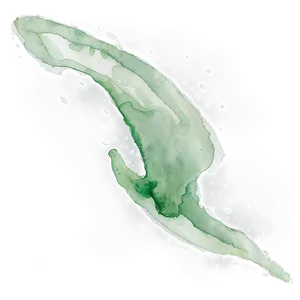 Soft Green Watercolor Splash Png 16 PNG Image