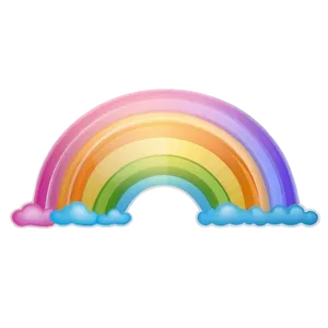 Soft Rainbow Png Wbf66 PNG Image