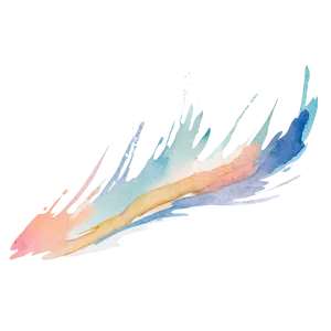 Soft Watercolor Brush Stroke Png Gwe24 PNG Image