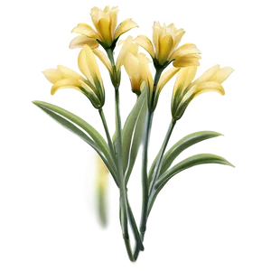 Soft Yellow Flowers Png 37 PNG Image