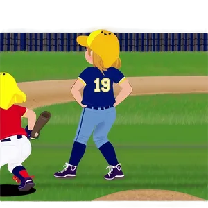 Softball Game Clipart Png Vfl PNG Image