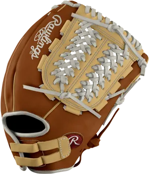 Softball_ Glove_ Closeup_ View PNG Image