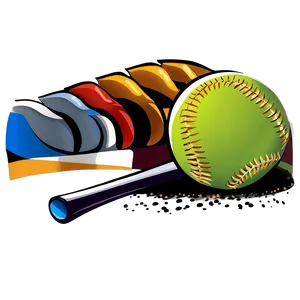 Softball Teamwork Clipart Png 89 PNG Image