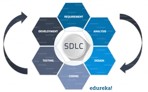 Software Development Life Cycle Infographic PNG Image