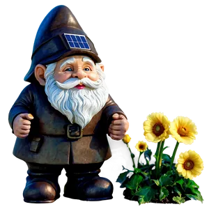 Solar Garden Gnome Png Wak40 PNG Image