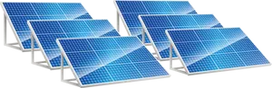 Solar_ Panel_ Array_ Illustration PNG Image